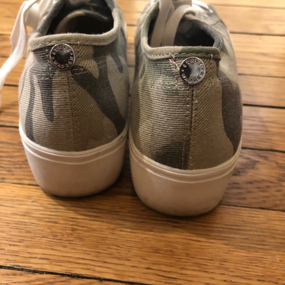 Camo Platform Sneakers - image 4